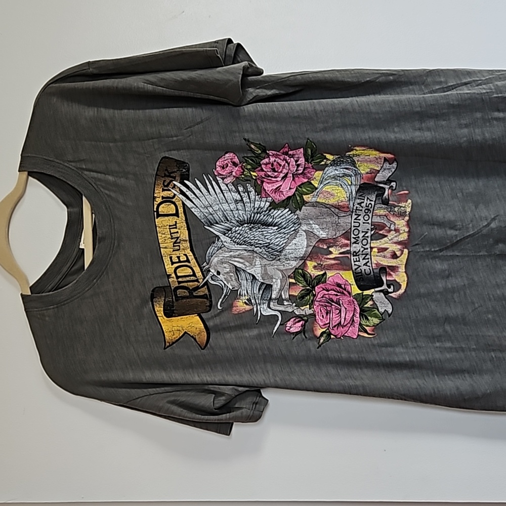 Spell & The Gypsy Collective Ride Till Dusk Biker Tee Size Medium